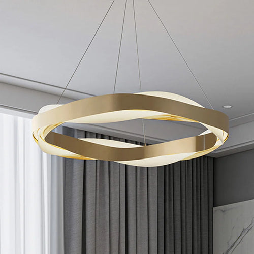 lustre moderne suspendu éclairage intérieur design élégant lumineux - vue 3 sur 13