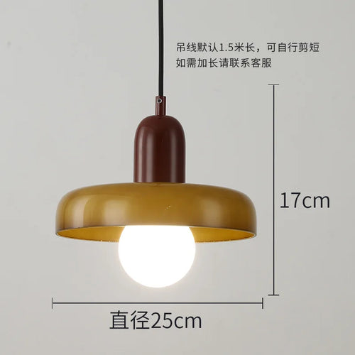 lampe suspendue en verre nordique pour décoration intérieure - vue 10 sur 30