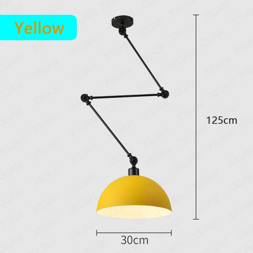 plafonnier led suspendu design scandinave moderne en aluminium - vue 14 sur 16