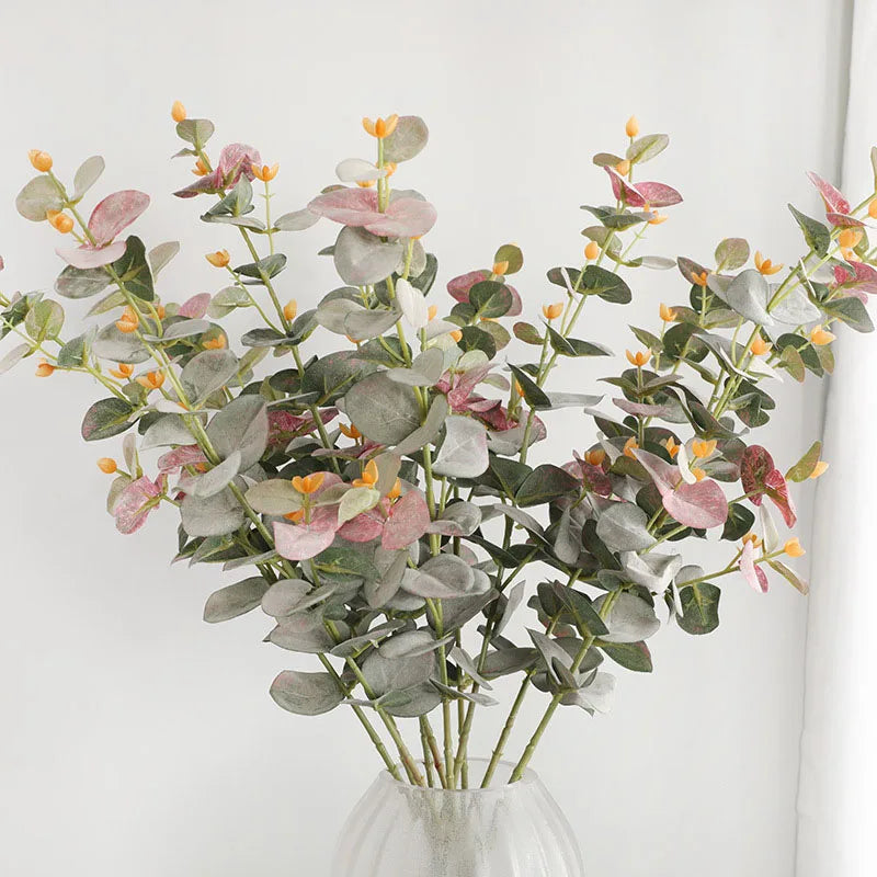 feuilles d'eucalyptus artificielles pour décoration intérieure et extérieure - vue 2 sur 8