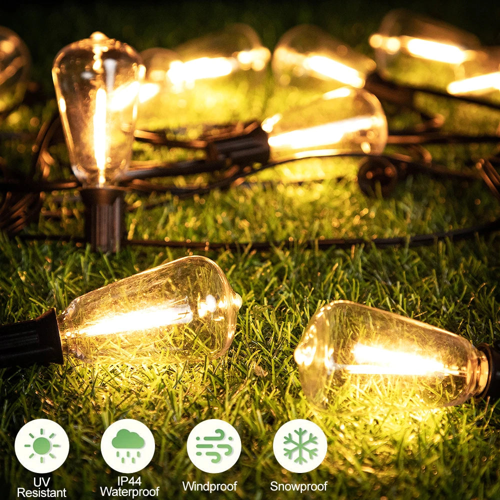 guirlande lumineuse led incassable pour extérieur éclairage festif et décoratif - vue 3 sur 9