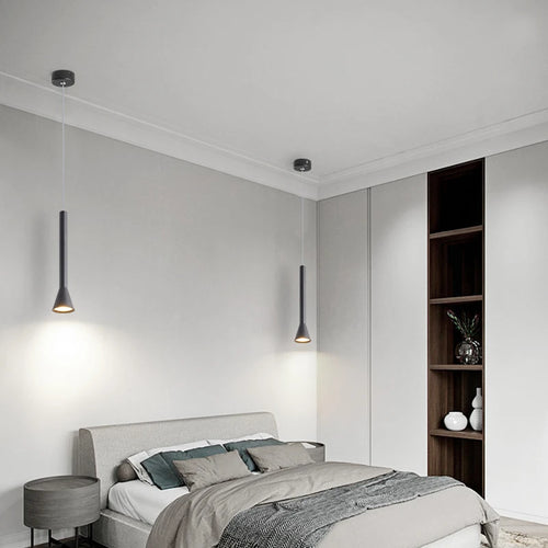 suspension led moderne pour un éclairage décoratif intérieur - vue 7 sur 8