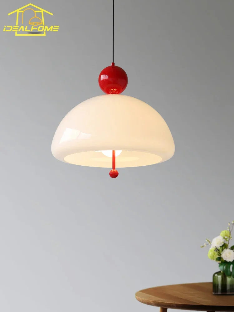suspension vintage rétro en verre pour décoration intérieure