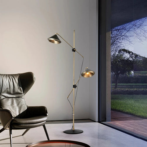 lampadaire moderne avec haut-parleur design luxe réglable - vue 4 sur 7