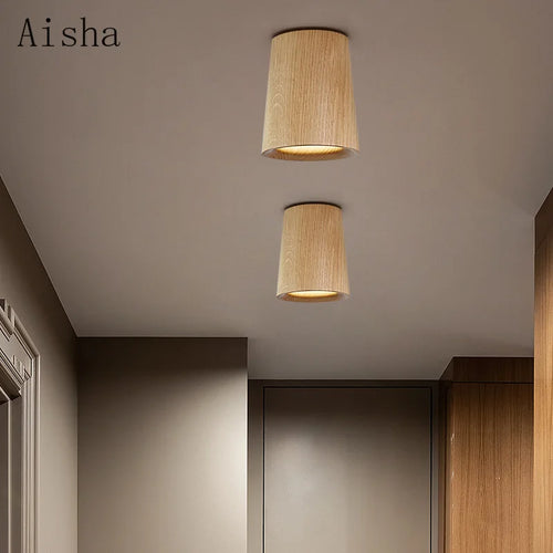 plafonnier nordique en frêne pour une décoration unique - vue 4 sur 9