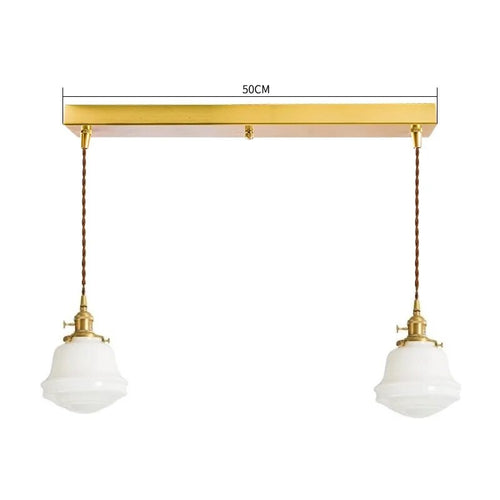 Suspension LED en verre blanc laiteux - vue 28 sur 30