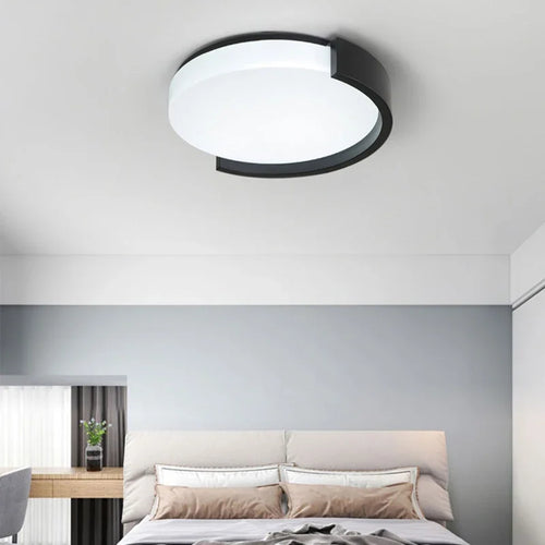 Plafonnier Led nordique lustres ronds pour chambre à manger salon balcon allée couloir entrée lumières Lustre Simple - vue 4 sur 10