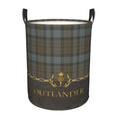 panier à linge pliable personnalisé à damier géométrique pour enfant