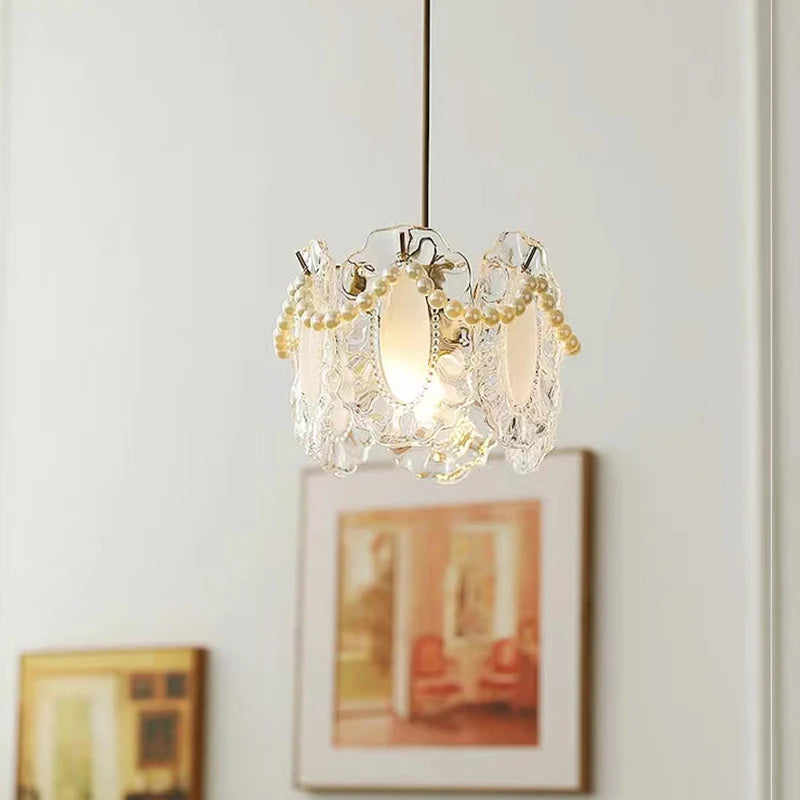 lustre moderne en verre design minimaliste pour intérieur élégant - vue 3 sur 9
