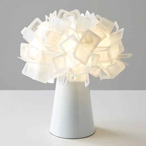 lampe de bureau moderne slamp clizia en plastique pvc fleur