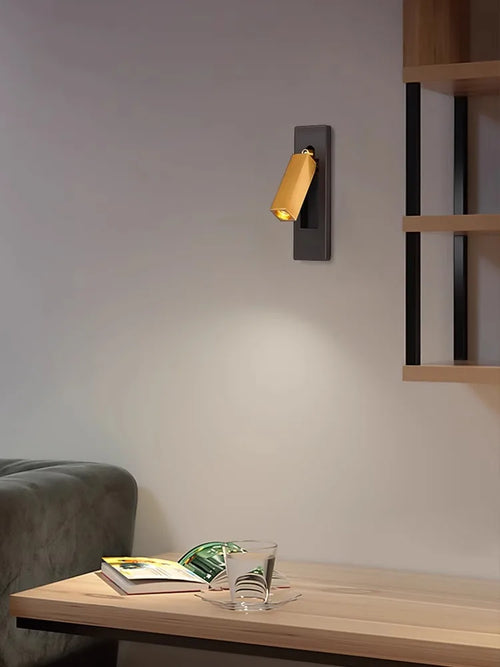 applique murale led rotative avec interrupteur pour lecture - vue 2 sur 21