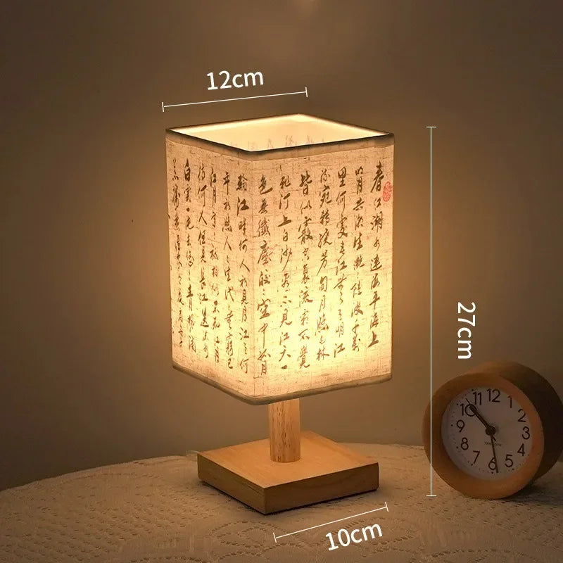 lampe de bureau à led style chinois avec prise usb et intensité variable - vue 8 sur 9