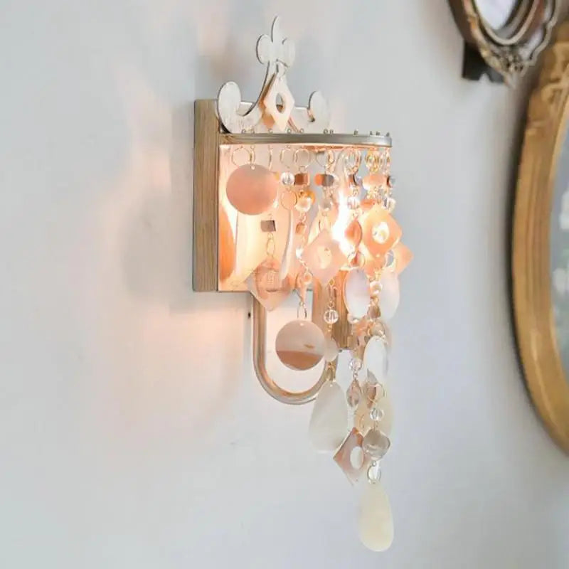 applique murale led coquillage style nordique pour intérieur - vue 1 sur 9