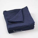 Serviette de table coton lavé style vintage lot