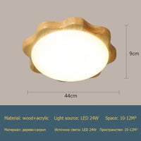 plafonnier grain de bois moderne pour décoration maison