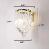 lustres led design moderne verre nordique