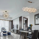 lustre led en verre design créatif et simple moderne