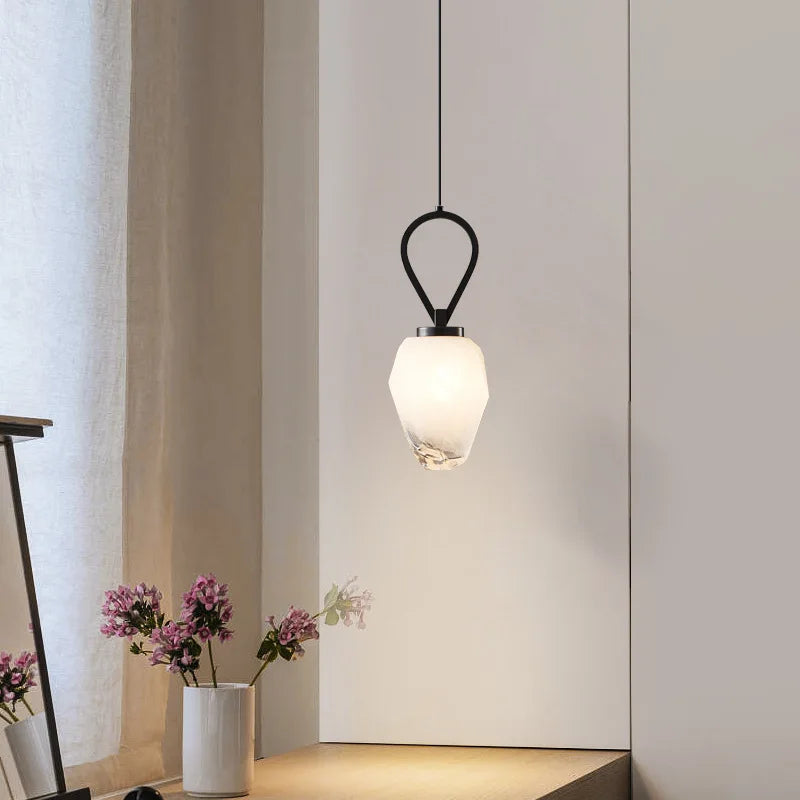 suspension lumineux led avec fil de cuivre réglable
