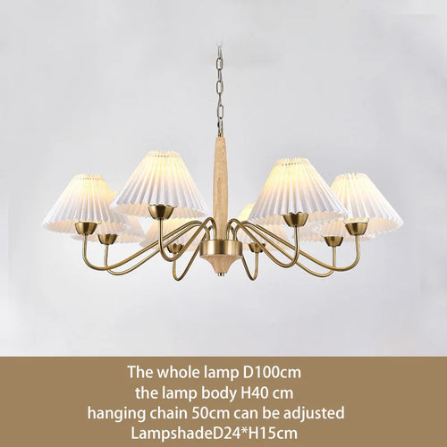 lustre élégant en bois pour cuisine et îlot luminaire suspension - vue 6 sur 8