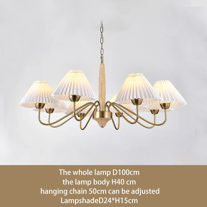 lustre élégant en bois pour cuisine et îlot luminaire suspension - vue 5 sur 8