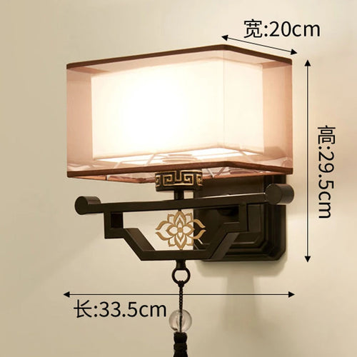 applique murale en tissu style chinois pour intérieur moderne - vue 11 sur 11