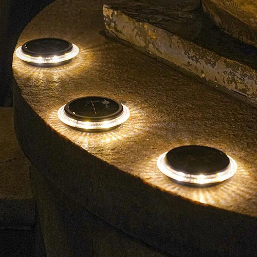 Lampe solaire au sol à 8led - vue 4 sur 10
