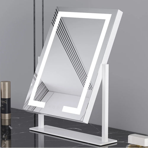 miroir décoratif avec lumière rotatif 360 degrés haute définition - vue 6 sur 5
