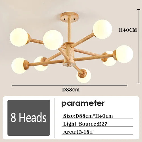 lustre en verre moderne pour décoration intérieure élégante - vue 10 sur 10