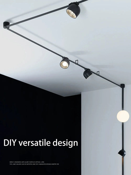 led piste lumière bricolage tricoté bande conductrice lustre câblage gratuit - vue 4 sur 25