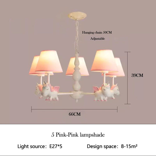 lustre enfant LED rotatif style nordique romantique et chaleureux - vue 17 sur 24