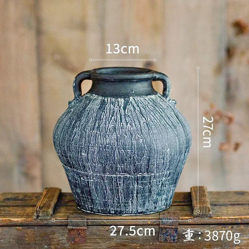 jardinières en poterie rustiques pour décoration intérieure et extérieure - vue 26 sur 25