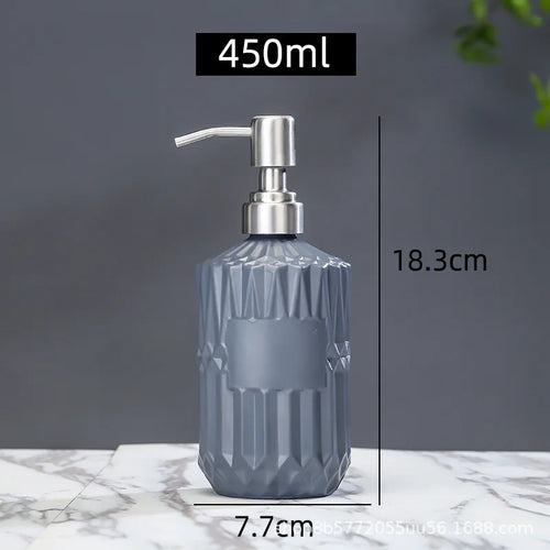 nouveau flacon en verre pour shampoing et désinfectant mains - vue 6 sur 20