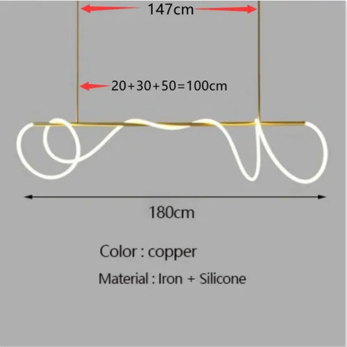 lustre design nordique à led intensité variable pour intérieur - vue 24 sur 25