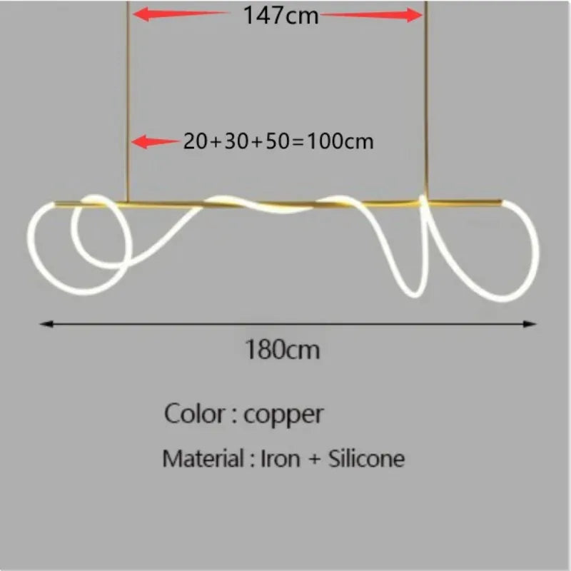 lustre design nordique à led intensité variable pour intérieur - vue 23 sur 25