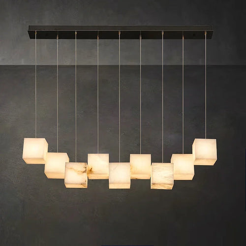 lustre en marbre espagnol style chinois minimaliste pour intérieur élégant - vue 2 sur 15