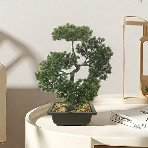 plantes artificielles style chinois aiguille de pin décoratives pour fête - vue 2 sur 5