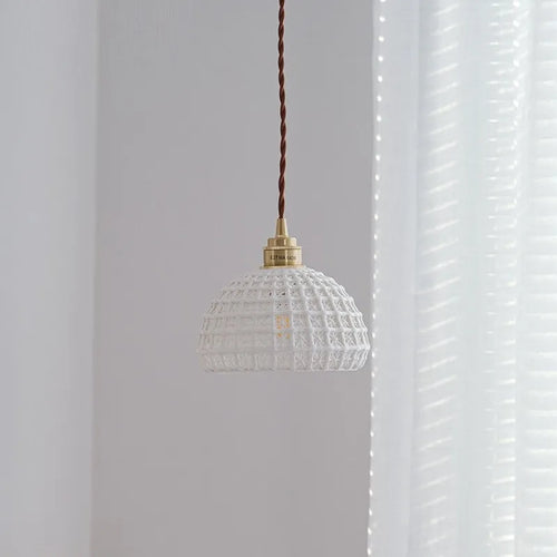 suspension loft vintage en céramique nordique led - vue 6 sur 6