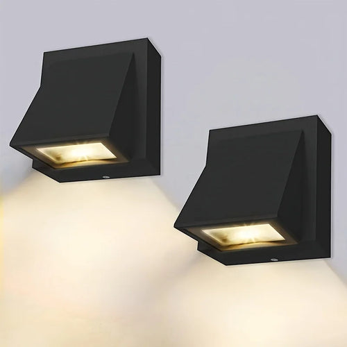 LED Aluminum Waterproof Wall Lamp, Modern Outdoor Wall Washer, 5W Wall Mount Outdoor Security Lighting Fixture - vue 2 sur 6