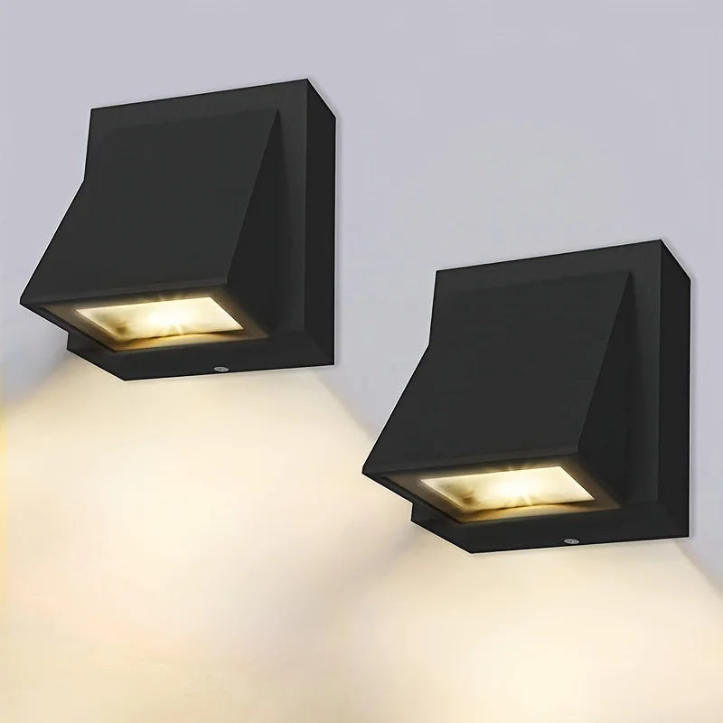 LED Aluminum Waterproof Wall Lamp, Modern Outdoor Wall Washer, 5W Wall Mount Outdoor Security Lighting Fixture - vue 1 sur 6