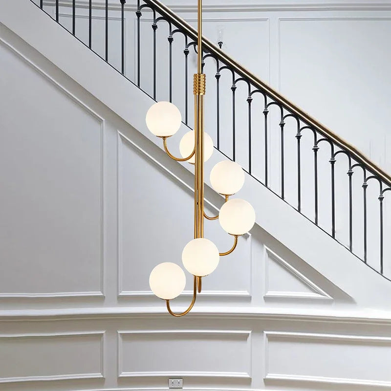 lustre moderne en verre lumineux pour décoration intérieure élégante - vue 6 sur 15