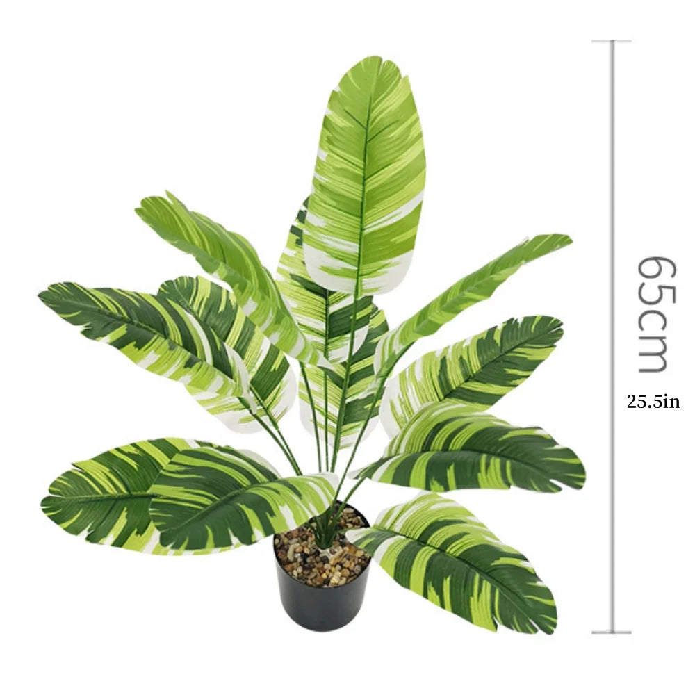 plante artificielle palmier plantain pour décoration intérieure et extérieure - vue 24 sur 27