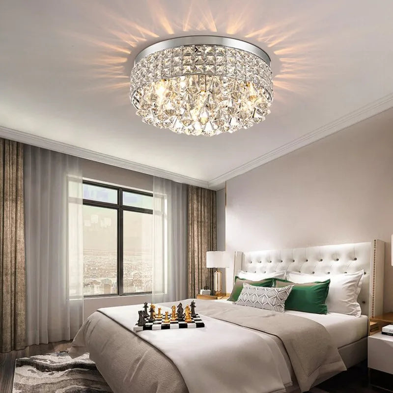 plafonnier en cristal design moderne pour intérieur élégant - vue 5 sur 8