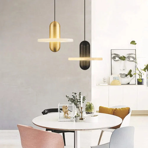 lustre en marbre naturel design nordique pour intérieur élégant - vue 2 sur 14
