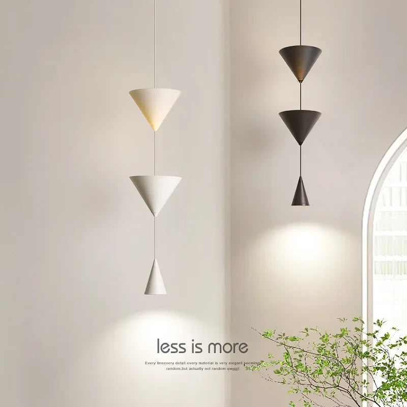 lustre led moderne pour café restaurant et décoration intérieure - vue 5 sur 12