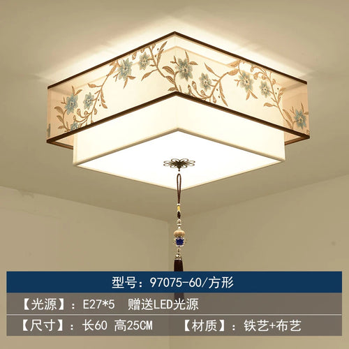 lustre chinois rétro pour un éclairage élégant et chaleureux