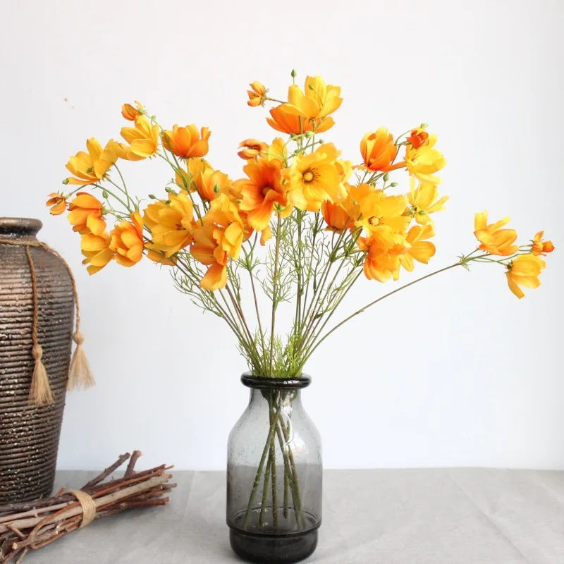 fleur artificielle de camomille pour décoration de mariage et fête - vue 3 sur 12