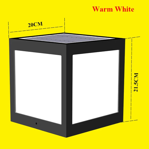 lanterne solaire colonne décorative pour jardin et extérieur - vue 20 sur 20