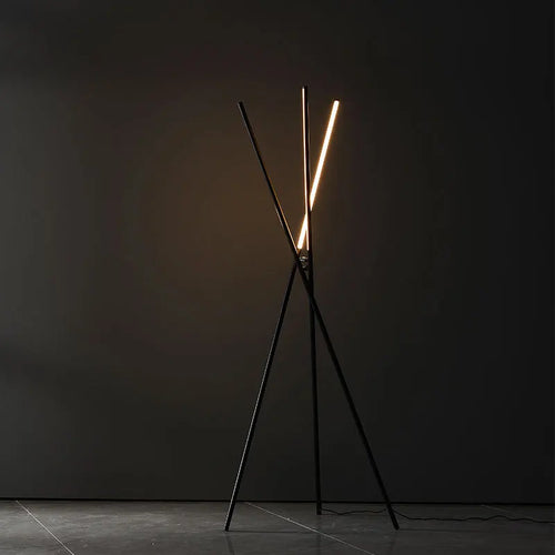 Lampadaire LED minimaliste et créatif en aluminium - vue 6 sur 8
