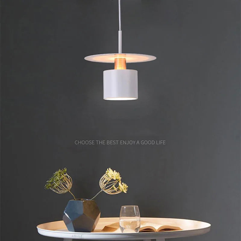 Suspension de chevet moderne E27 pour salon salle à manger chambre hôtel décoration de la maison luminaire - vue 5 sur 16