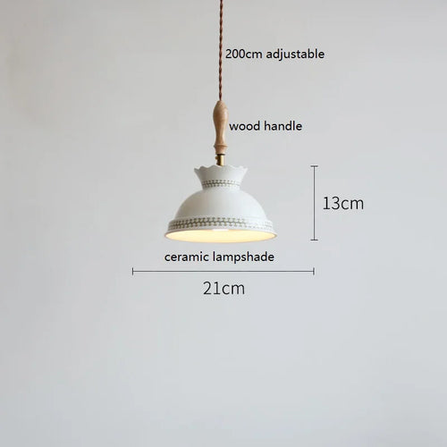 Suspension fleur en céramique moderne - vue 10 sur 30